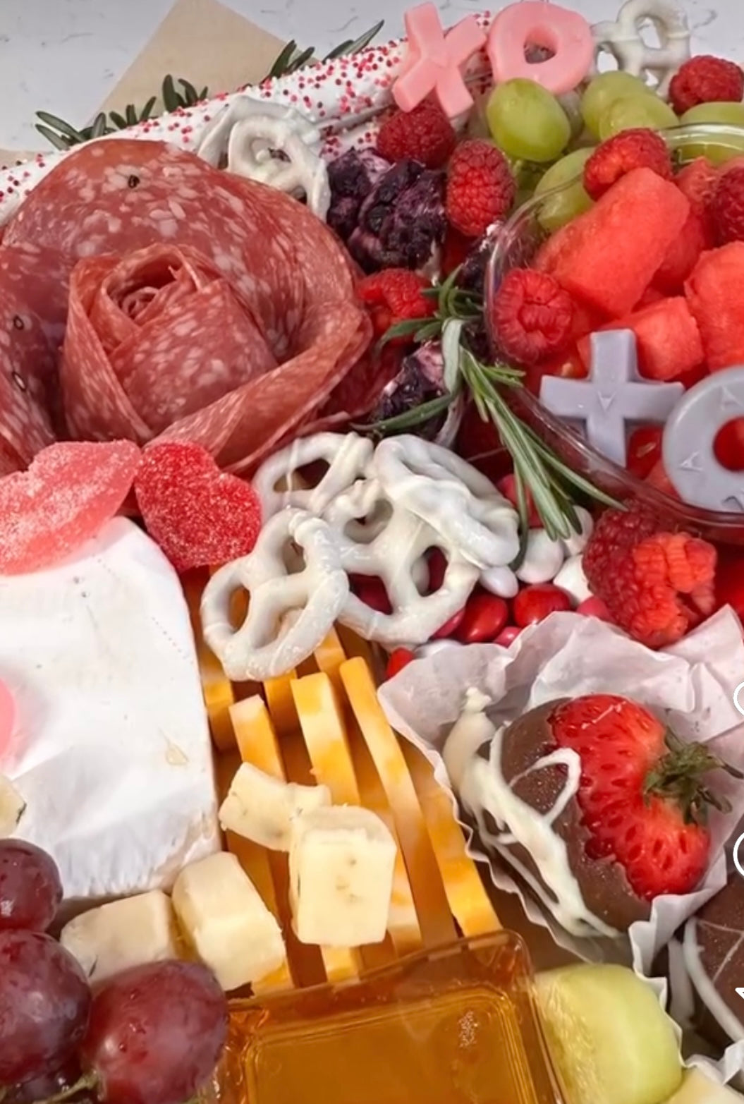 Pink Individual Charcuterie Box (serves 1-2)