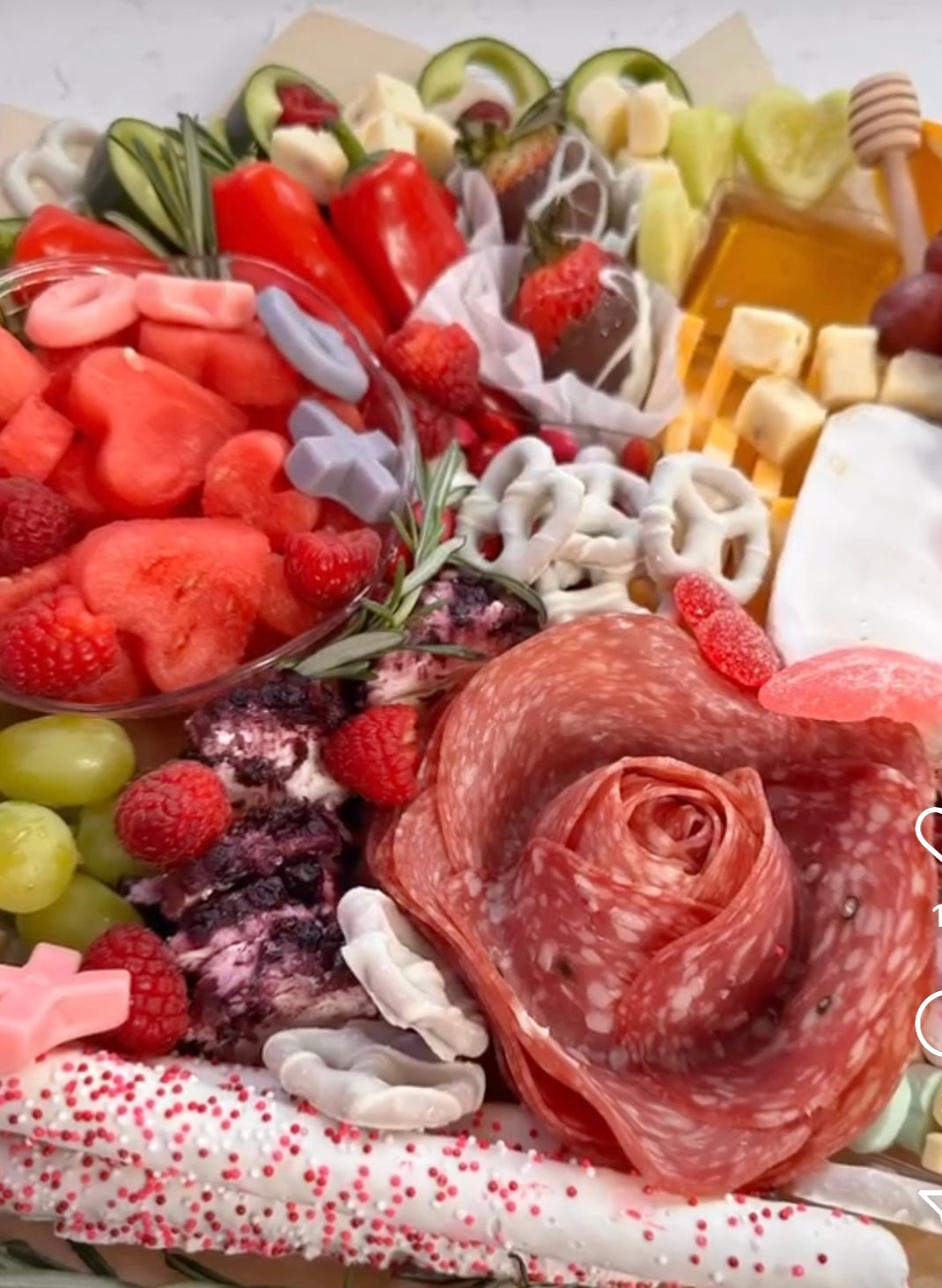 Pink Individual Charcuterie Box (serves 1-2)